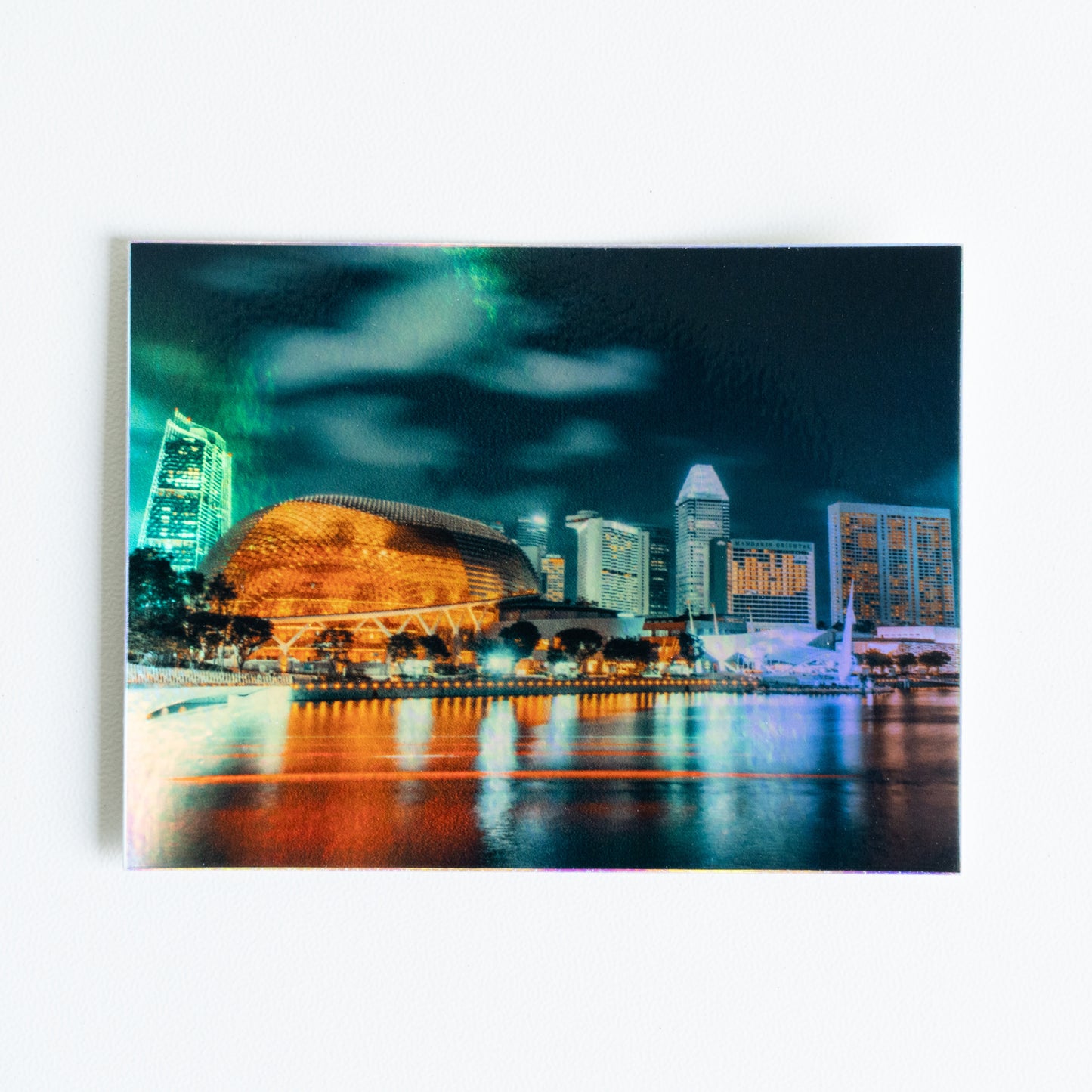 Esplanade Skyline Night Landscape Scenery