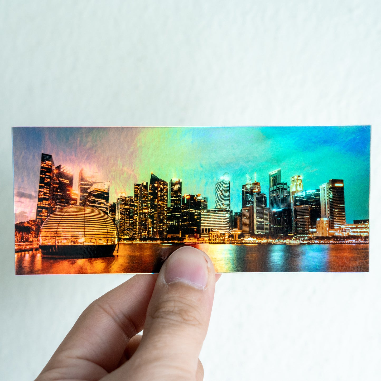 Singapore Skyline Cinematic Sticker