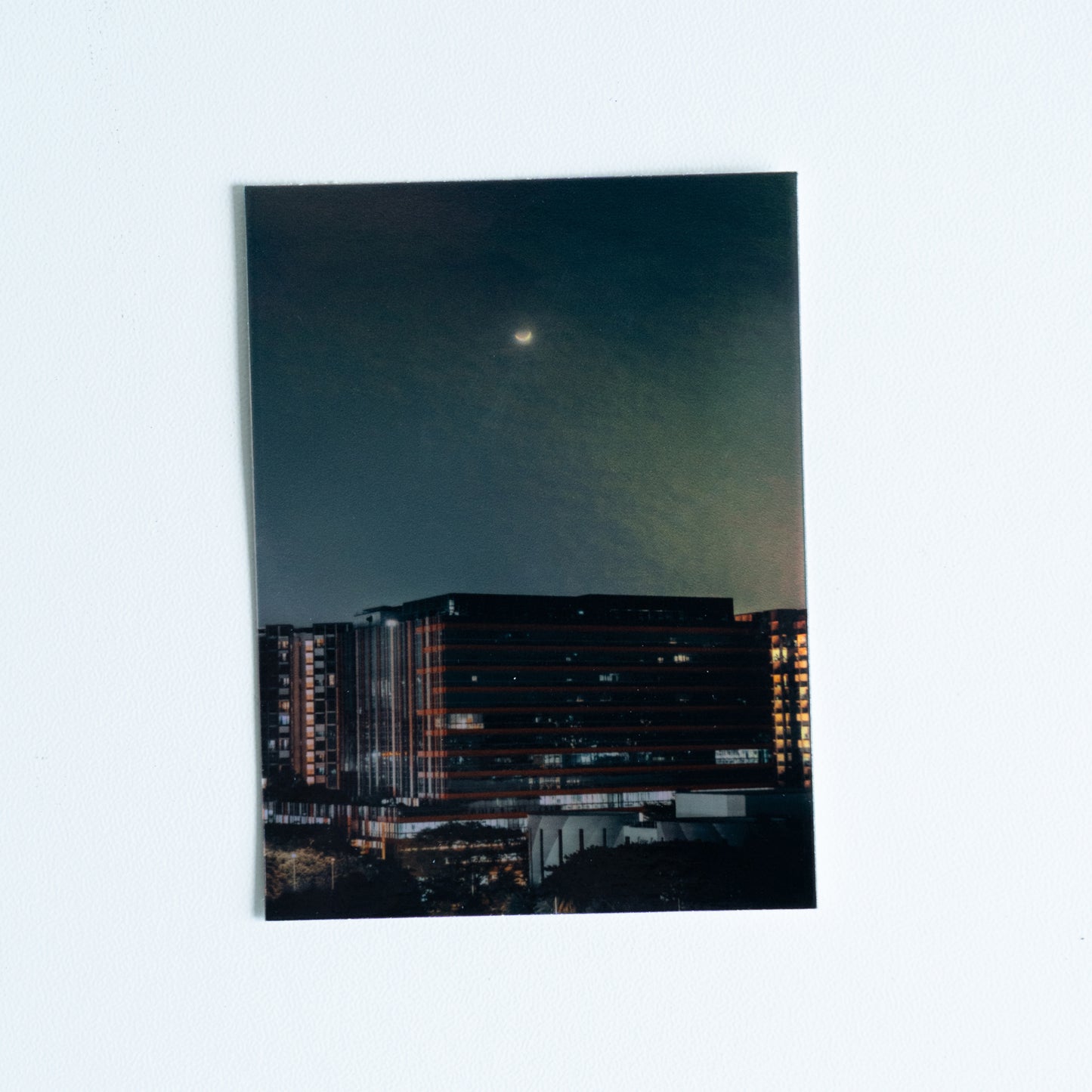 Night View at Paya Lebar Quarter 3 PLQ 3 with Crescent Moon