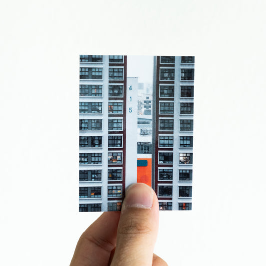 HDB Flat at Geylang Serai in Evening with Block 415 from Eunos